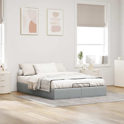 Struttura Letto Pouf senza Materasso 140x200 cm in Tessuto