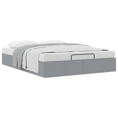Struttura Letto Pouf senza Materasso 140x200 cm in Tessuto