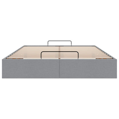 Struttura Letto Pouf senza Materasso 140x200 cm in Tessuto - homemem39