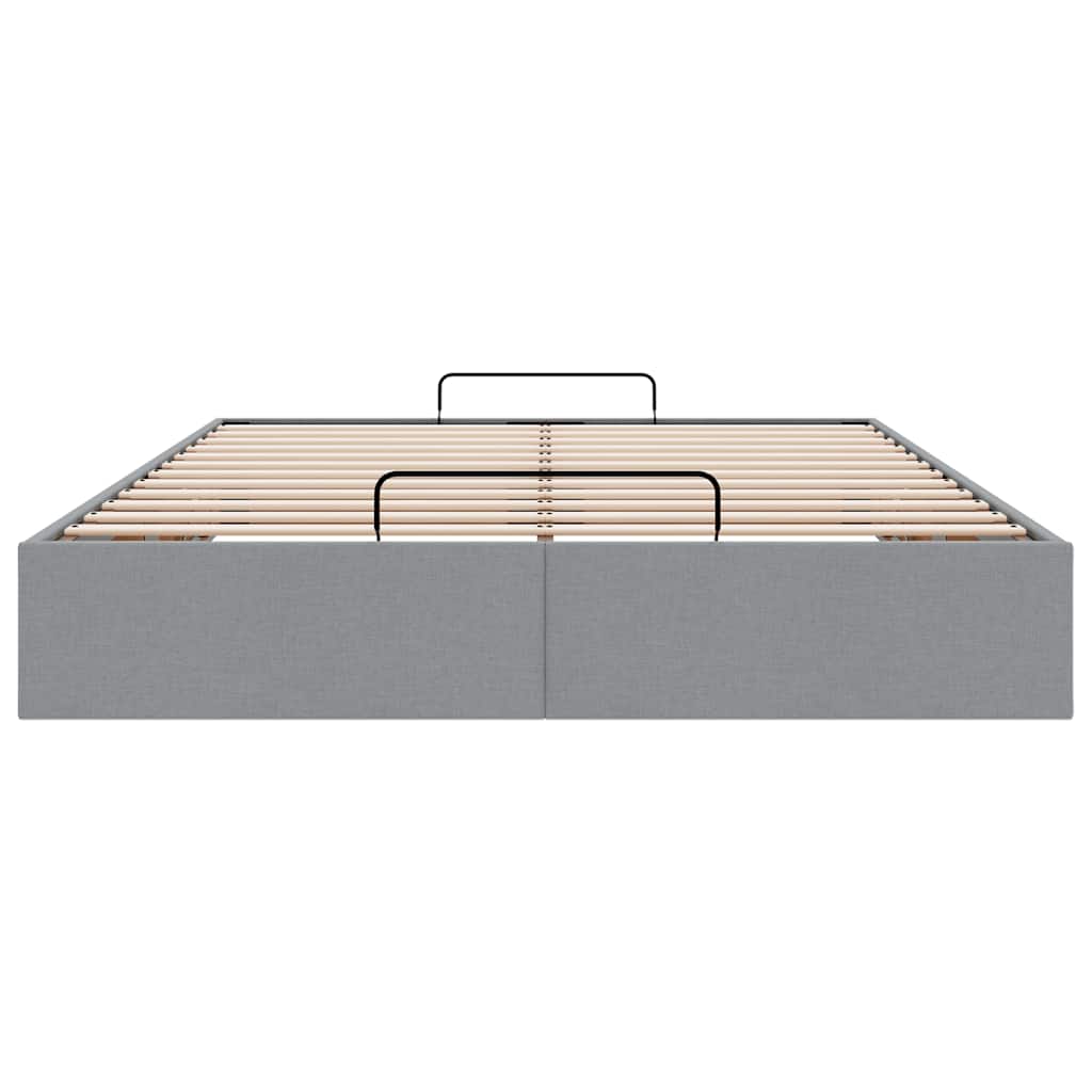 Struttura Letto Pouf senza Materasso 140x200 cm in Tessuto