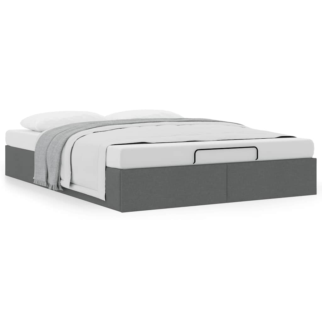Struttura Letto Pouf senza Materasso 140x200 cm in Tessuto