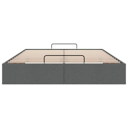 Struttura Letto Pouf senza Materasso 140x200 cm in Tessuto - homemem39