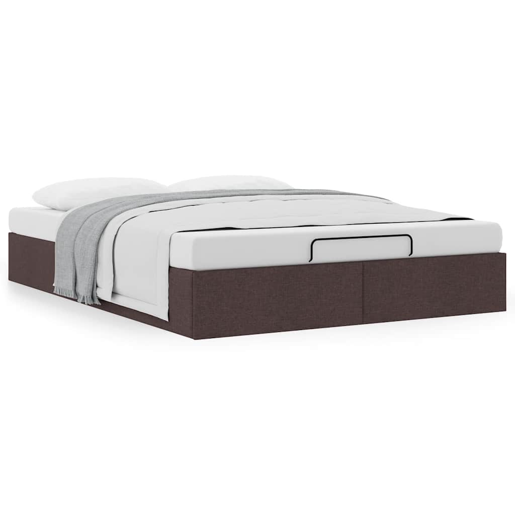 Struttura Letto Pouf senza Materasso 140x200 cm in Tessuto