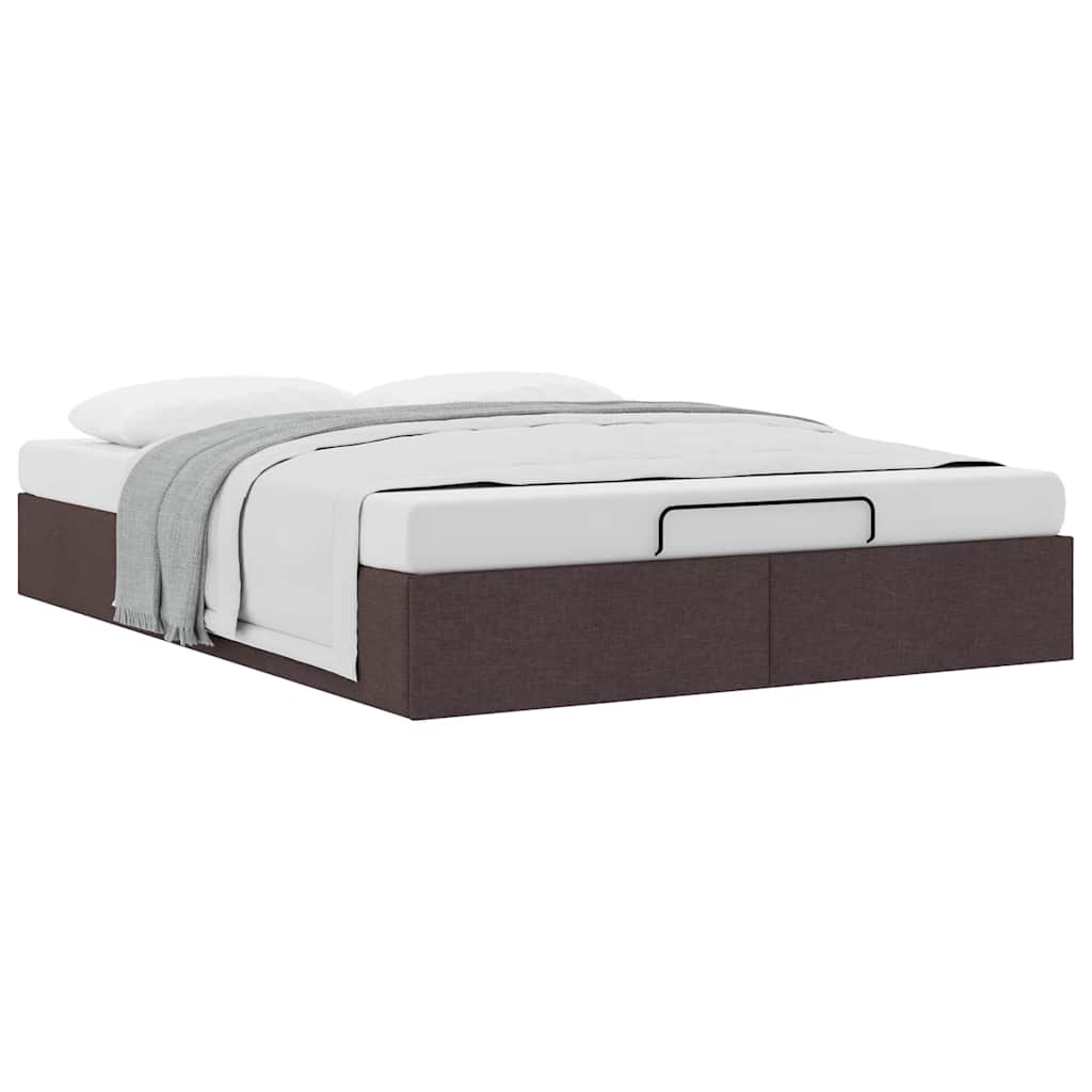 Struttura Letto Pouf senza Materasso 140x200 cm in Tessuto
