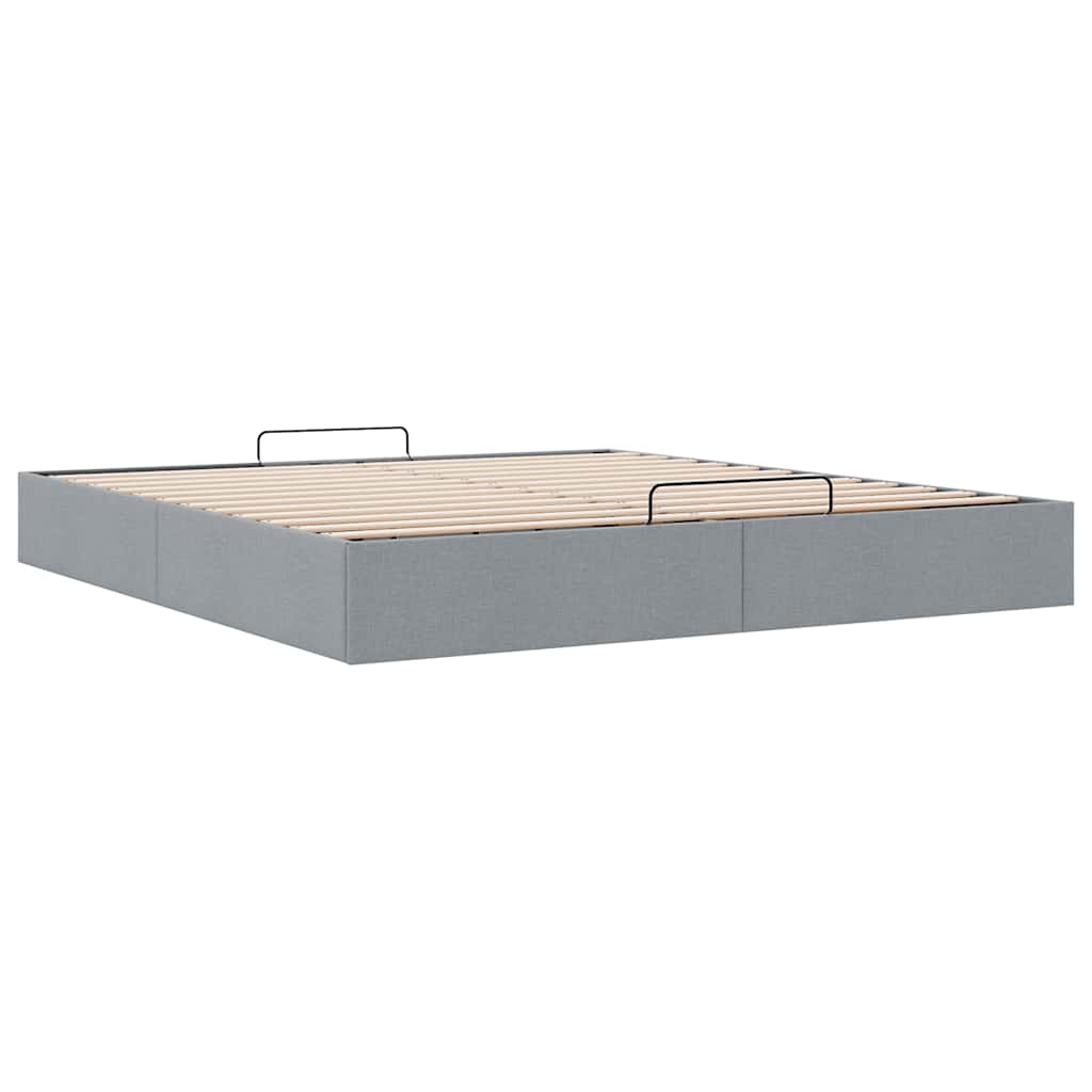 Struttura Letto Pouf senza Materasso 180x200 cm in Tessuto