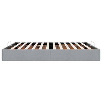 Struttura Letto Pouf senza Materasso 200x200 cm in Tessuto | homemem39