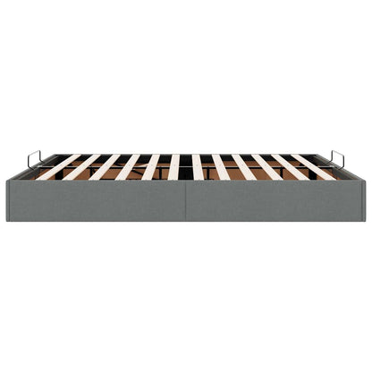 Struttura Letto Pouf senza Materasso 200x200 cm in Tessuto | homemem39