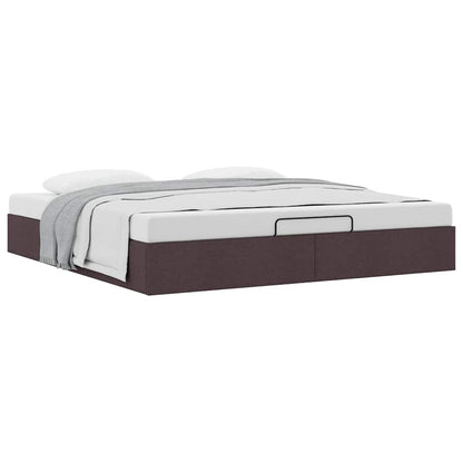 Struttura Letto Pouf senza Materasso 200x200 cm in Tessuto | homemem39