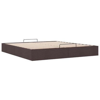 Struttura Letto Pouf senza Materasso 200x200 cm in Tessuto | homemem39