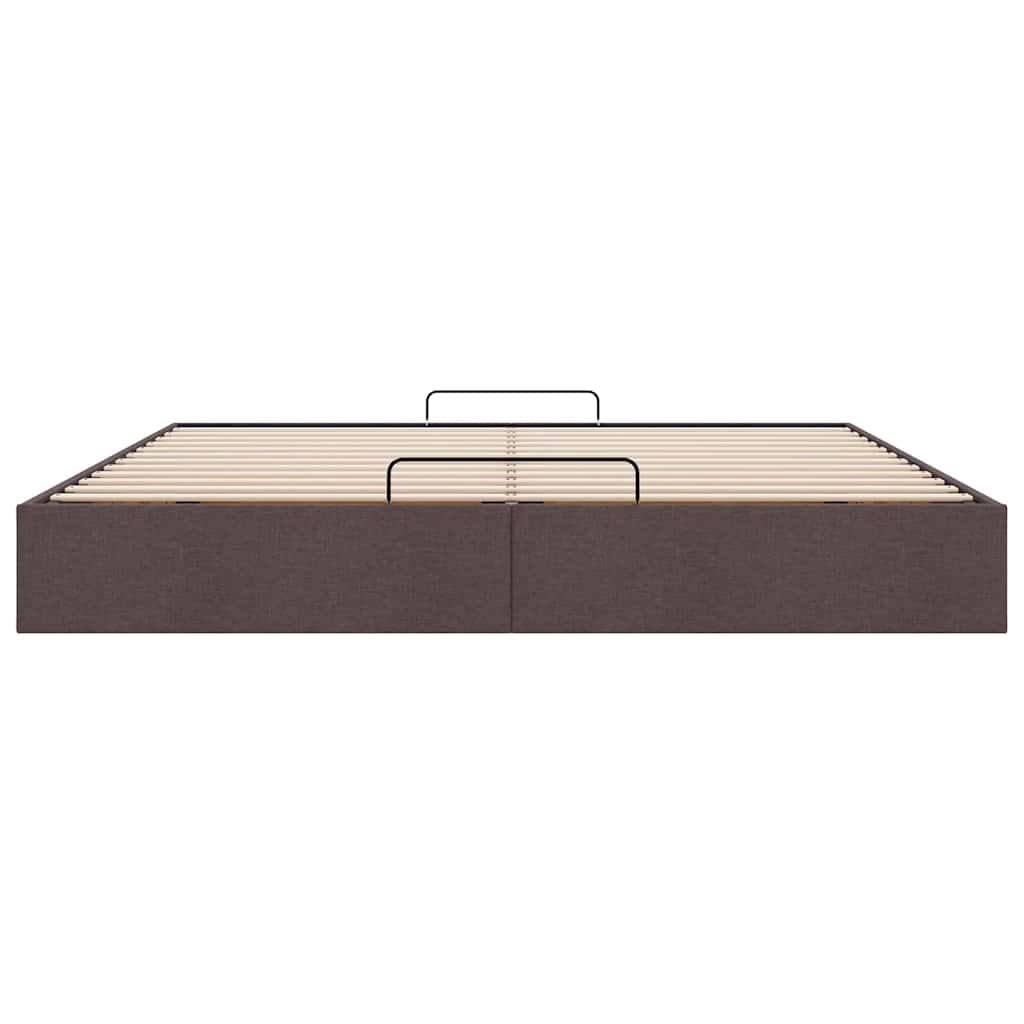 Struttura Letto Pouf senza Materasso 200x200 cm in Tessuto | homemem39