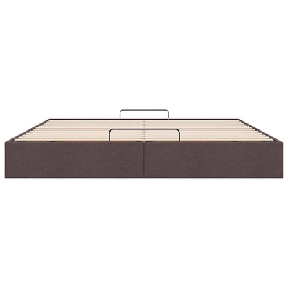 Struttura Letto Pouf senza Materasso 200x200 cm in Tessuto | homemem39