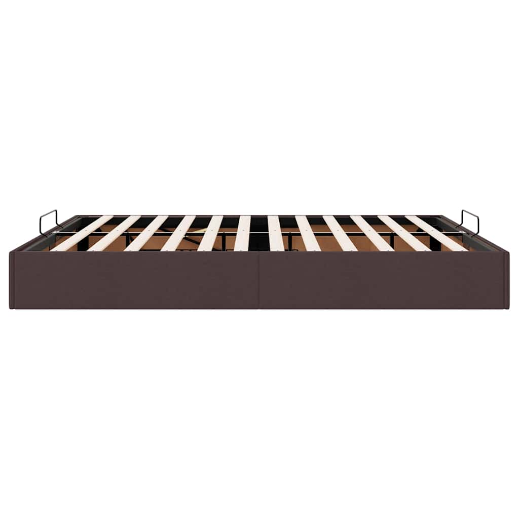 Struttura Letto Pouf senza Materasso 200x200 cm in Tessuto | homemem39