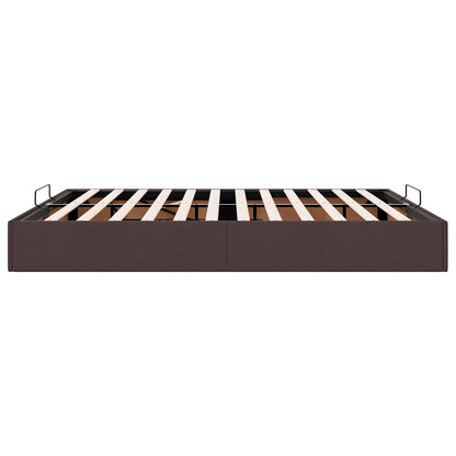 Struttura Letto Pouf senza Materasso 200x200 cm in Tessuto