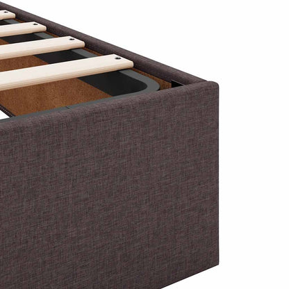 Struttura Letto Pouf senza Materasso 200x200 cm in Tessuto | homemem39