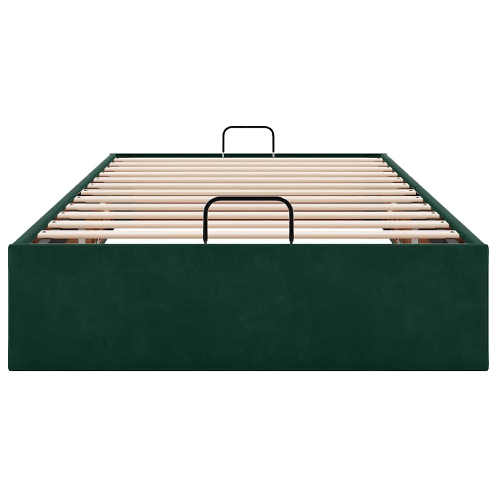 Struttura Letto Pouf Senza Materasso 80x200 cm Velluto
