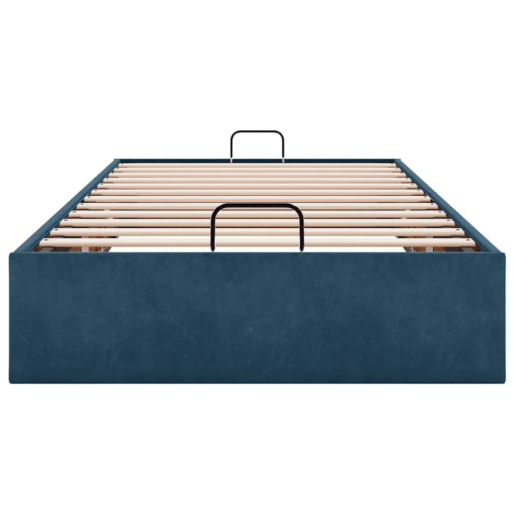 Struttura Letto Pouf Senza Materasso 80x200 cm Velluto