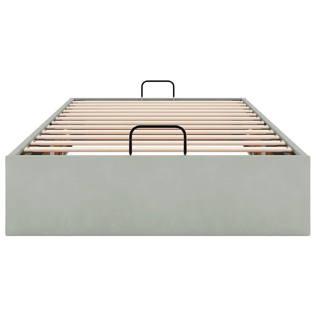 Struttura Letto Pouf Senza Materasso 90x190 cm Velluto