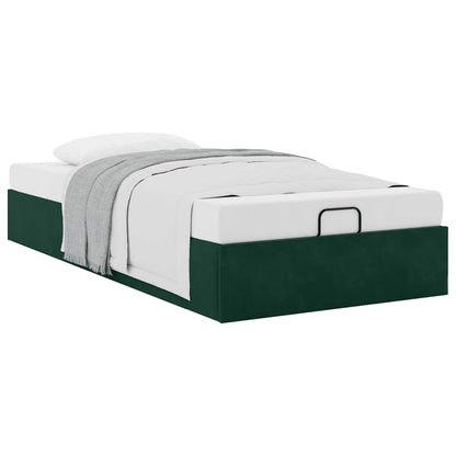 Struttura Letto Pouf Senza Materasso 90x190 cm Velluto | homemem39