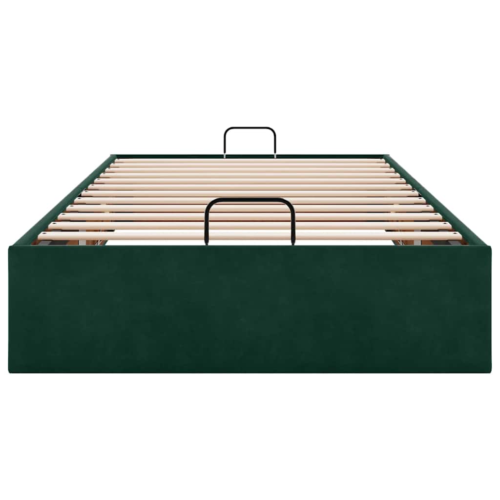 Struttura Letto Pouf Senza Materasso 90x190 cm Velluto