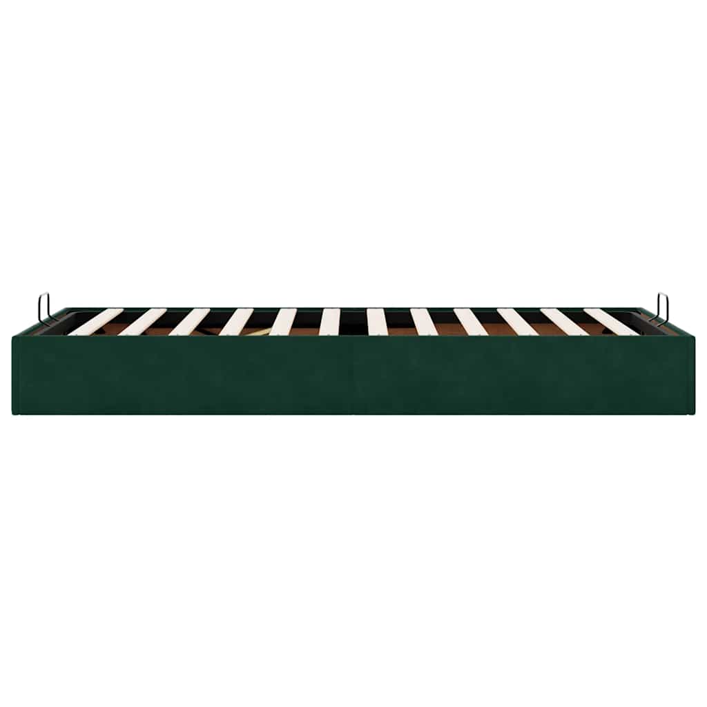 Struttura Letto Pouf Senza Materasso 90x190 cm Velluto