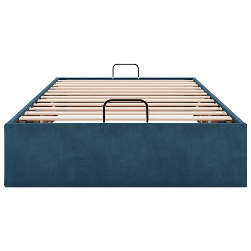 Struttura Letto Pouf Senza Materasso 90x190 cm Velluto