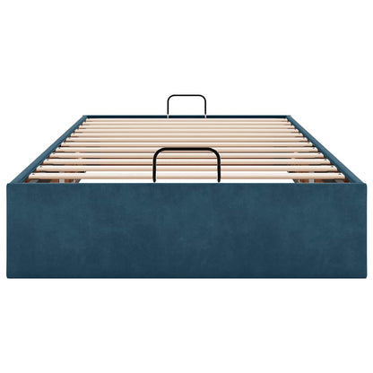 Struttura Letto Pouf Senza Materasso 90x190 cm Velluto