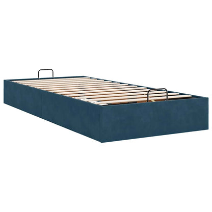 Struttura Letto Pouf Senza Materasso 90x190 cm Velluto