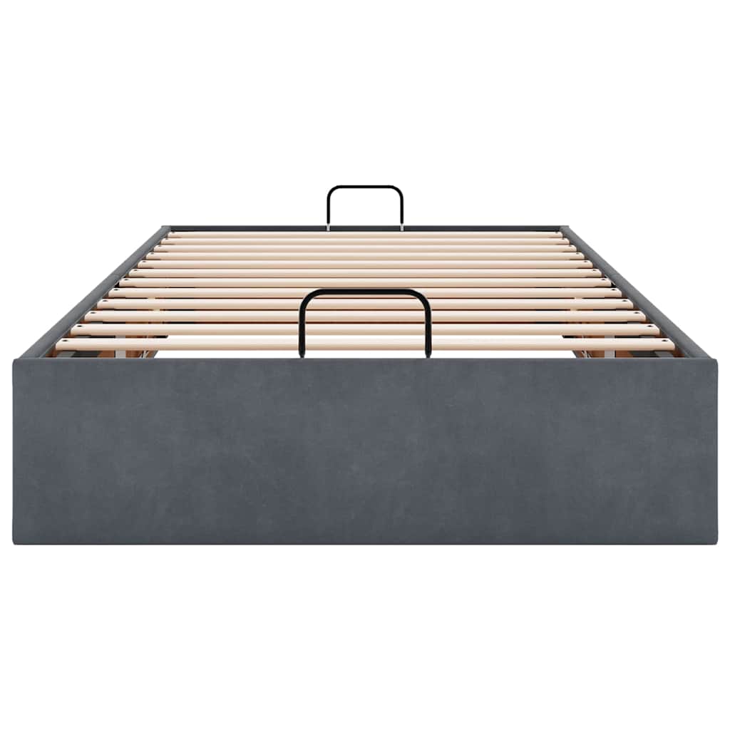 Struttura Letto Pouf Senza Materasso 90x200 cm Velluto