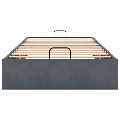 Struttura Letto Pouf Senza Materasso 90x200 cm Velluto