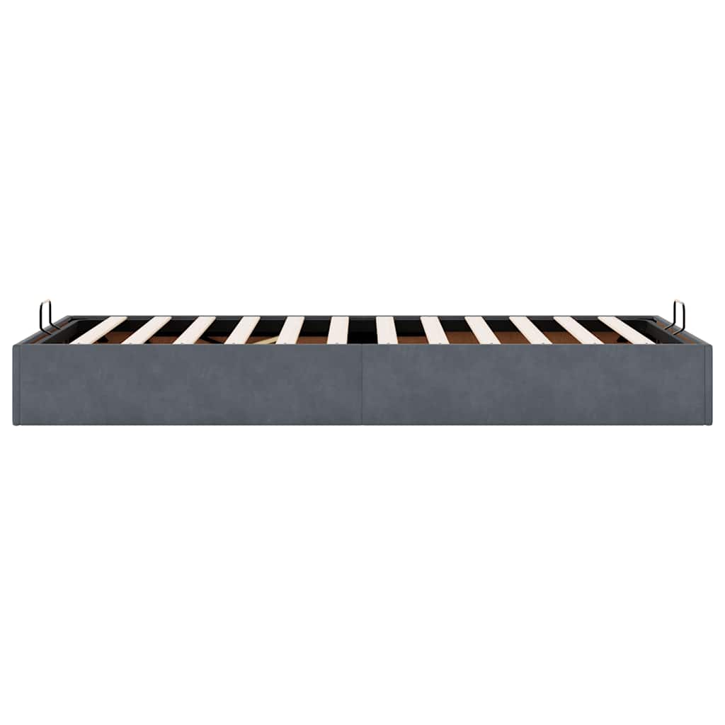Struttura Letto Pouf Senza Materasso 90x200 cm Velluto