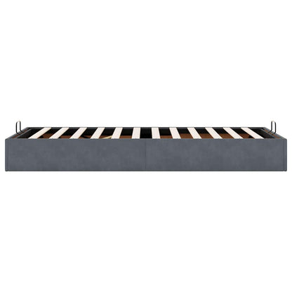 Struttura Letto Pouf Senza Materasso 90x200 cm Velluto