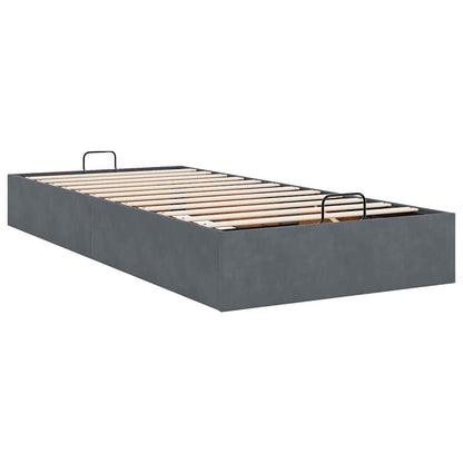 Struttura Letto Pouf Senza Materasso 90x200 cm Velluto