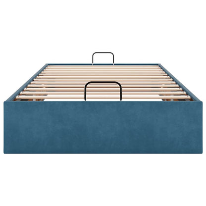 Struttura Letto Pouf Senza Materasso 90x200 cm Velluto - homemem39