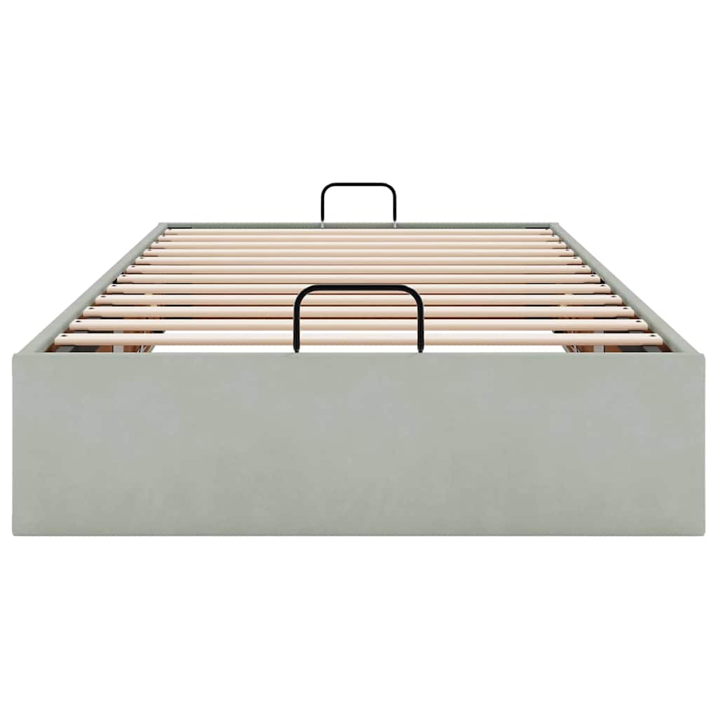 Struttura Letto Pouf Senza Materasso 100x200 cm Velluto