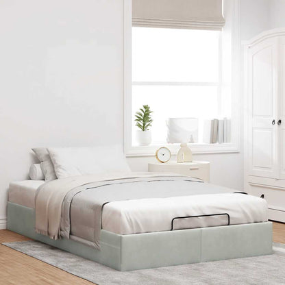 Struttura Letto Pouf Senza Materasso 120x190 cm Velluto