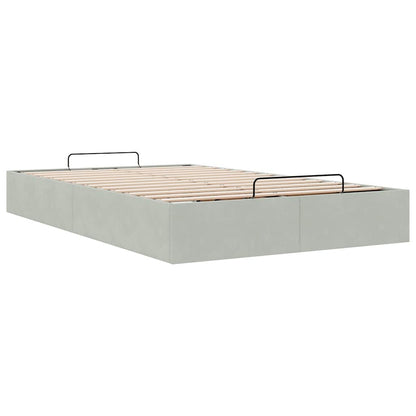 Struttura Letto Pouf Senza Materasso 120x190 cm Velluto | homemem39