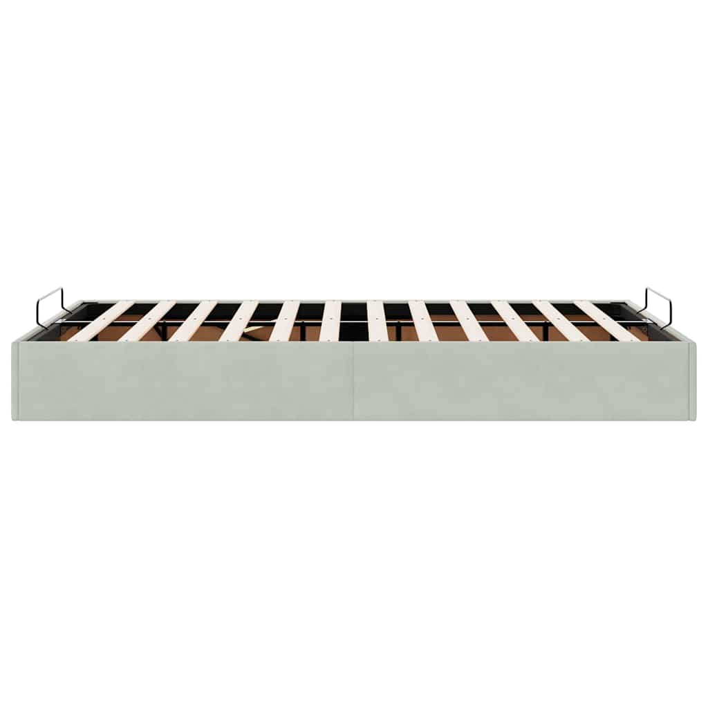 Struttura Letto Pouf Senza Materasso 120x190 cm Velluto | homemem39