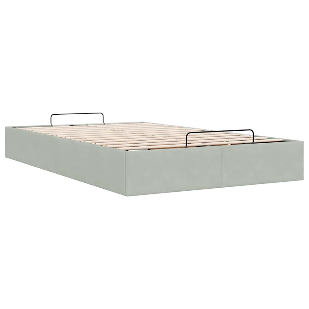 Struttura Letto Pouf Senza Materasso 120x190 cm Velluto | homemem39