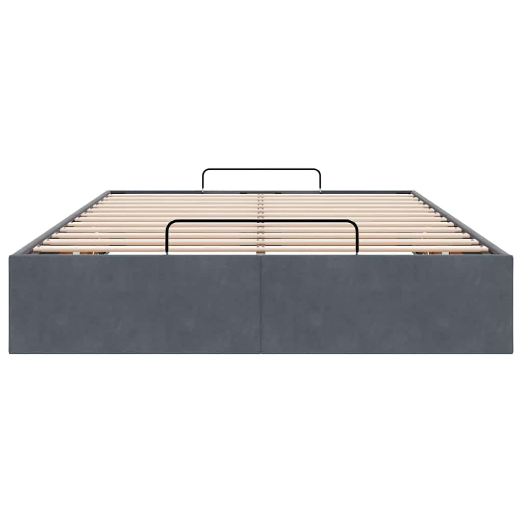Struttura Letto Pouf Senza Materasso 80x200 cm Velluto