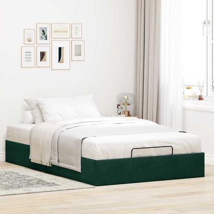 Struttura Letto Pouf Senza Materasso 120x190 cm Velluto | homemem39
