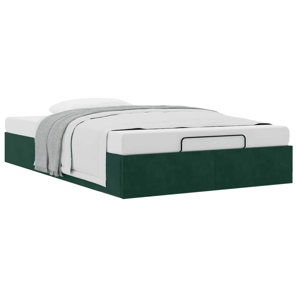 Struttura Letto Pouf Senza Materasso 120x190 cm Velluto | homemem39