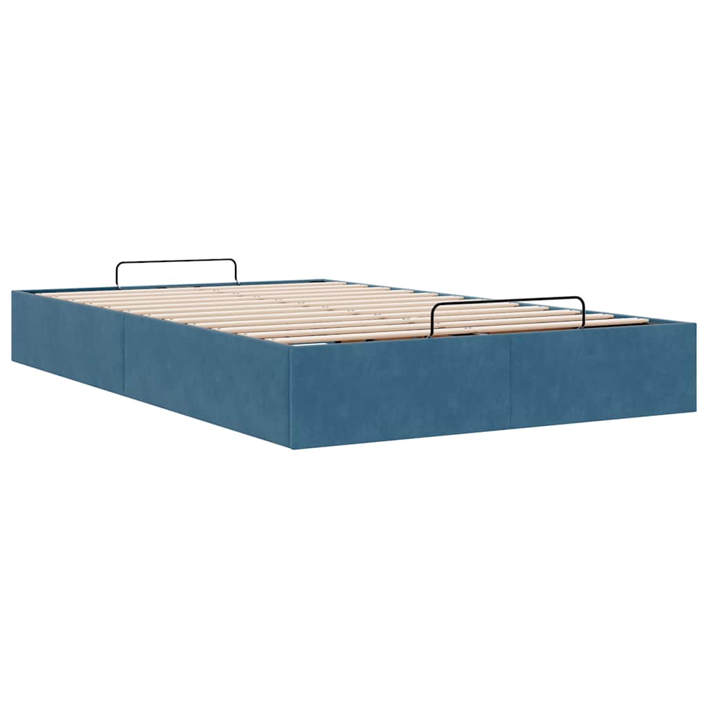 Struttura Letto Pouf Senza Materasso 120x190 cm Velluto | homemem39
