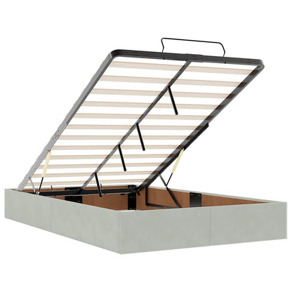 Struttura Letto Pouf Senza Materasso 120x200 cm Velluto - homemem39