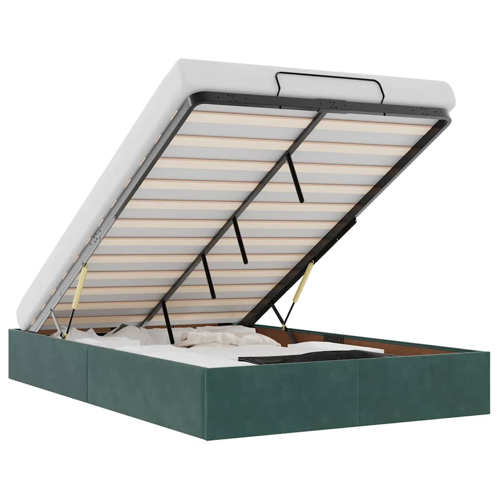 Struttura Letto Pouf Senza Materasso 120x200 cm Velluto