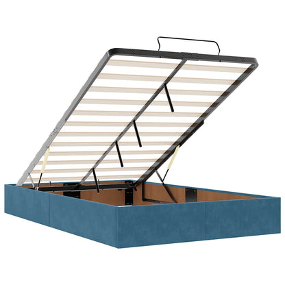 Struttura Letto Pouf Senza Materasso 120x200 cm Velluto - homemem39