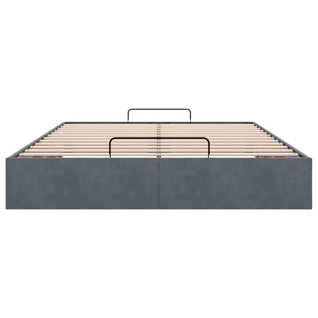 Struttura Letto Pouf Senza Materasso 140x190 cm Velluto