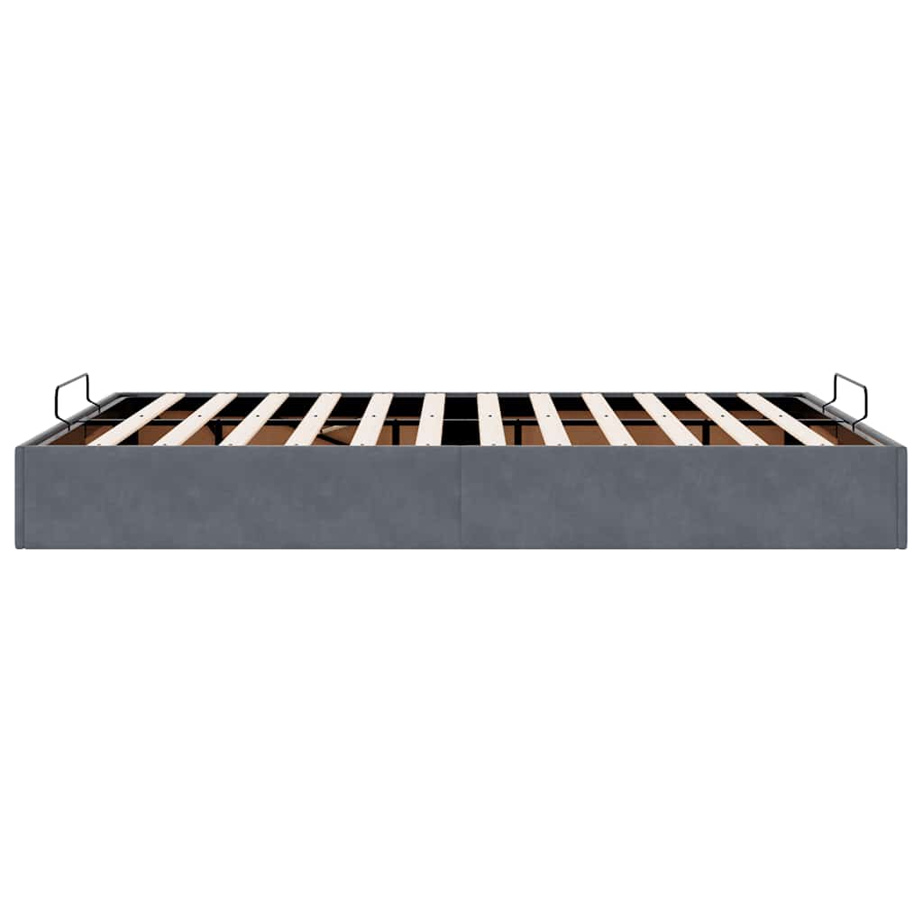 Struttura Letto Pouf Senza Materasso 140x190 cm Velluto