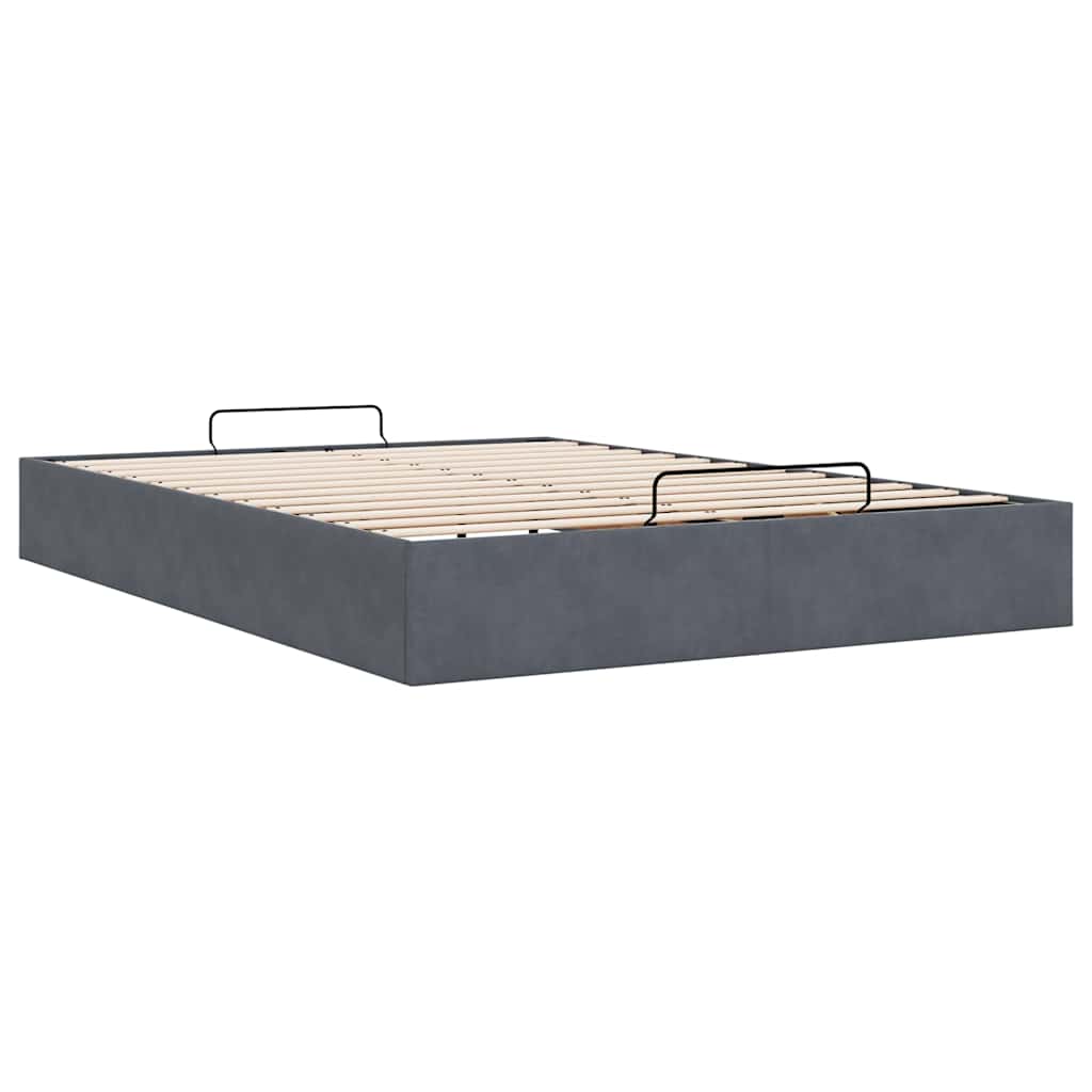 Struttura Letto Pouf Senza Materasso 140x190 cm Velluto