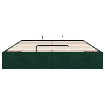 Struttura Letto Pouf senza Materasso 140x190 cm in Velluto | homemem39