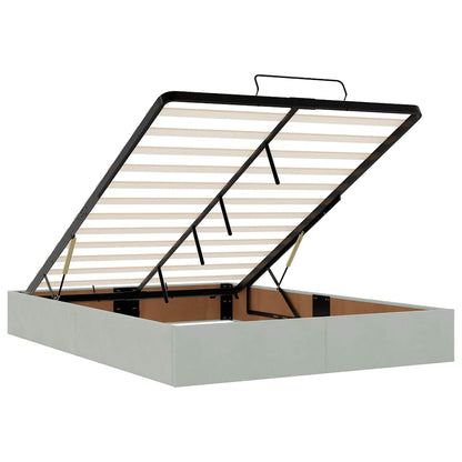 Struttura Letto Pouf senza Materasso 140x200 cm in Velluto - homemem39